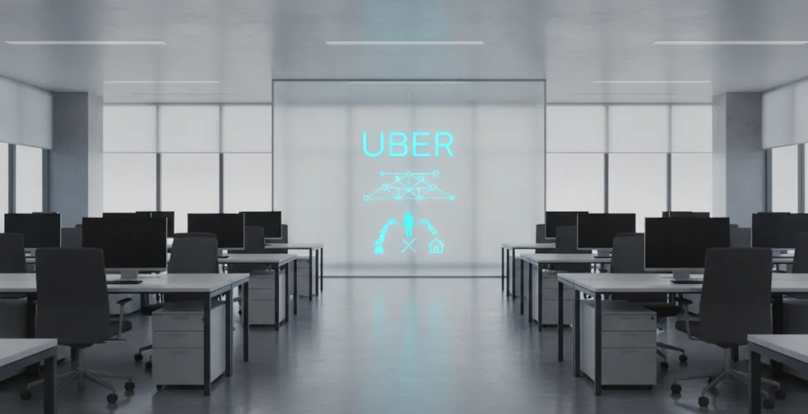 Uber: il futuro è l'AI, tagli al personale e addio al lavoro da remoto