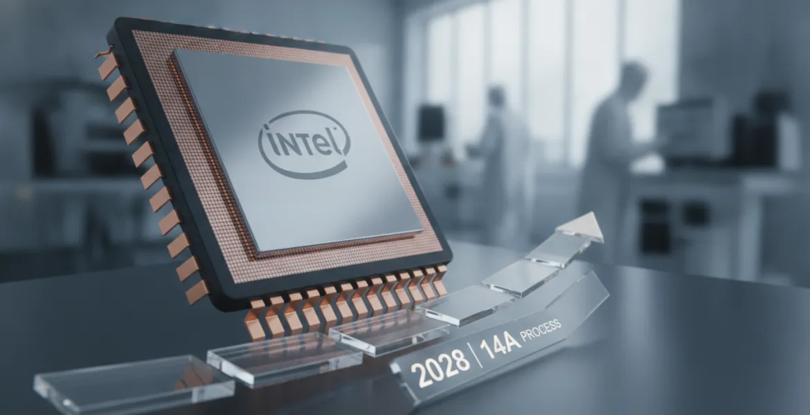 Intel sfida il mercato dei chip: il processo 14A arriverà nel 2028