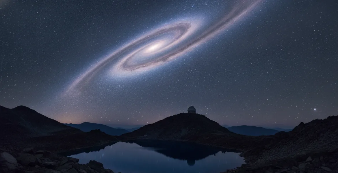 Via Lattea, l'incredibile capovolgimento: il disco si ribaltò di 90 gradi
