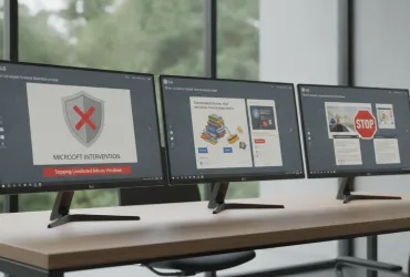 Bloatware sui monitor LG: Microsoft interviene per fermare la pubblicità su Windows
