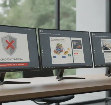 Bloatware sui monitor LG: Microsoft interviene per fermare la pubblicità su Windows