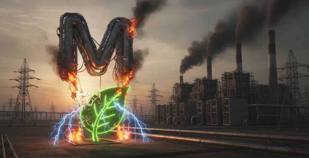 Meta e l'addio al 100% Green: l'Intelligenza Artificiale richiede più Energia e Gas