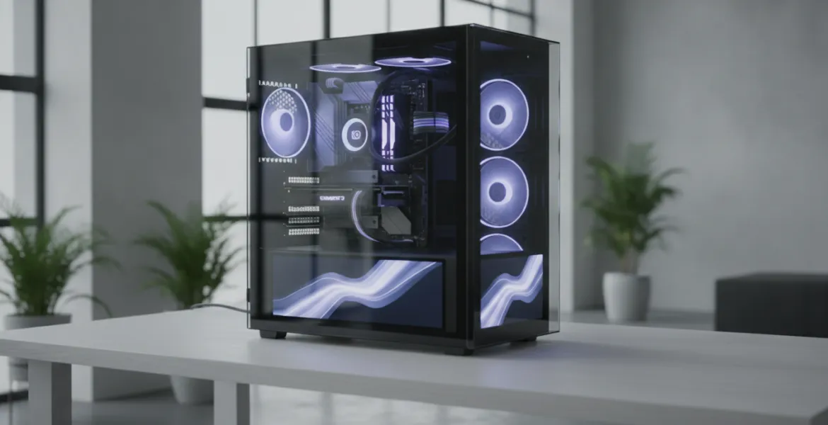 Eurocase Serie 2751: Il futuro dei case PC è nel vetro curvo Panoramico