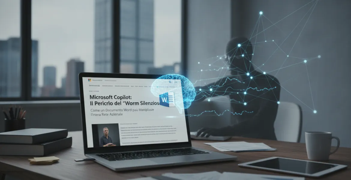 Microsoft Copilot e il pericolo del Worm Silenzioso: Come un documento Word può manipolare l'Intera rete aziendale