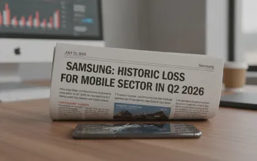 Samsung: storica perdita per il settore mobile nel secondo trimestre del 2026