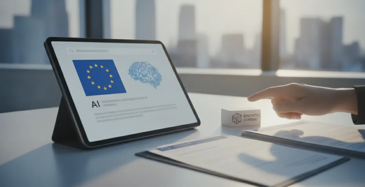 Intelligenza Artificiale: l'Unione Europea introduce l'obbligo di etichettatura per i contenuti sintetici