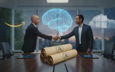 Amazon sfida Microsoft per il controllo dell'IA: accordo storico da 50 miliardi con OpenAI