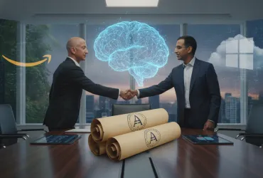 Amazon sfida Microsoft per il controllo dell'IA: accordo storico da 50 miliardi con OpenAI