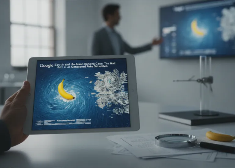 Google Earth e il caso Nano Banana: lo stop ai falsi satellitari generati dall'IA