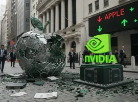 Crollo Apple a Wall Street: la crisi dei chip premia Nvidia