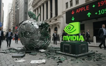 Crollo Apple a Wall Street: la crisi dei chip premia Nvidia