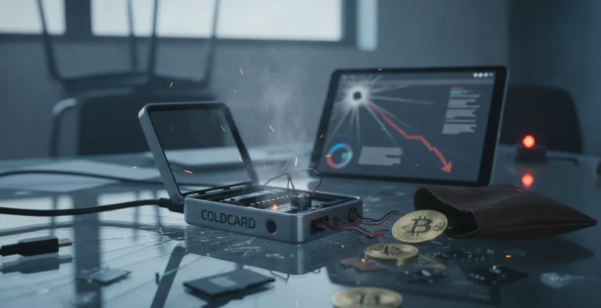 Coldcard sotto attacco: sottratti 118 milioni di dollari in Bitcoin per una falla nel firmware