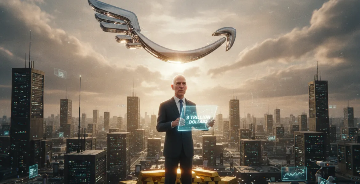 Amazon vola a 3 trilioni di dollari: l'impero di Bezos domina l'era dell'AI