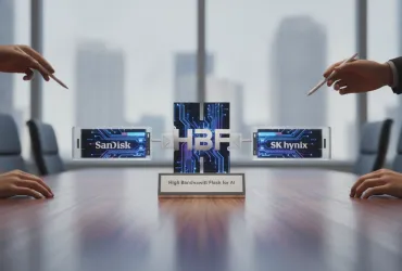 HBF: SanDisk e SK hynix lanciano il nuovo standard High Bandwidth Flash per l'IA