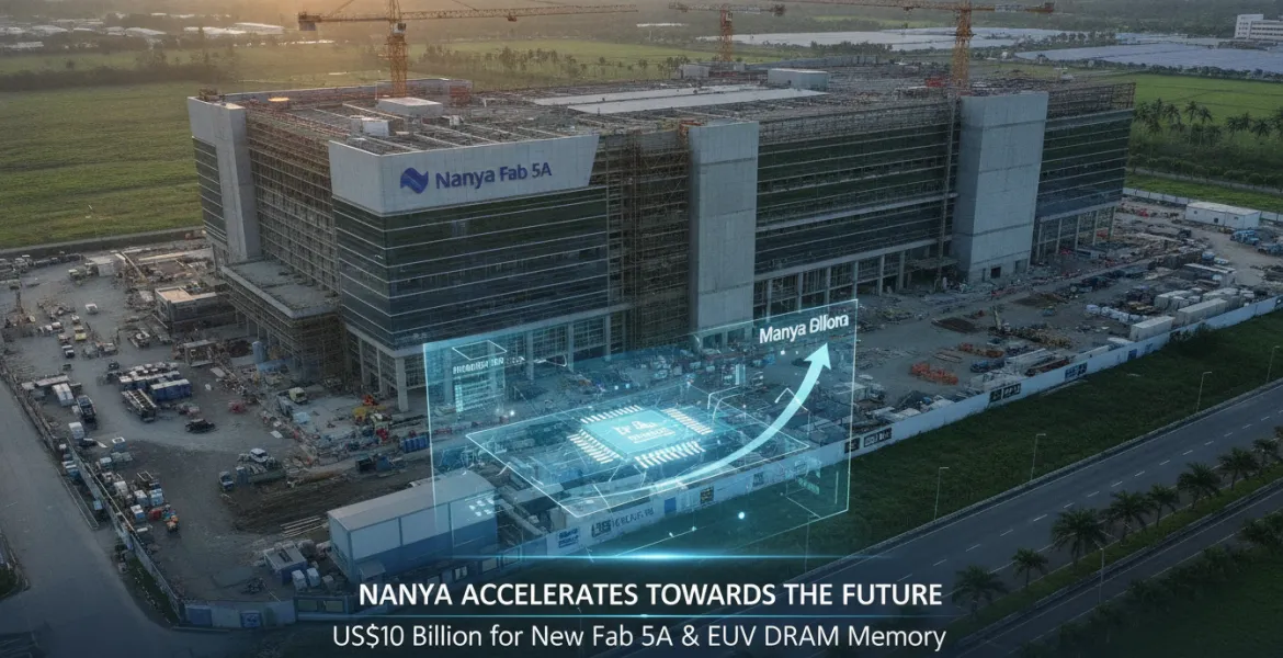Nanya accelera sul futuro: 10 miliardi di dollari per la nuova Fab 5A e memorie DRAM EUV