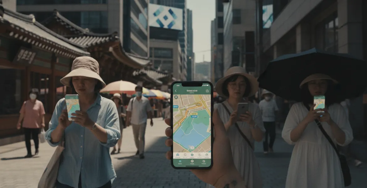 Corea del Sud: l'app che guida i pedoni tra le ombre per sfuggire al caldo record