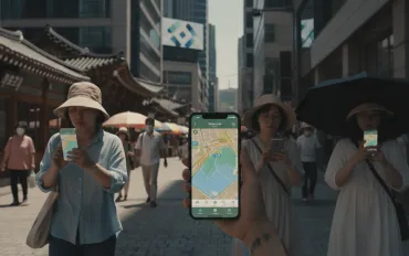 Corea del Sud: l'app che guida i pedoni tra le ombre per sfuggire al caldo record