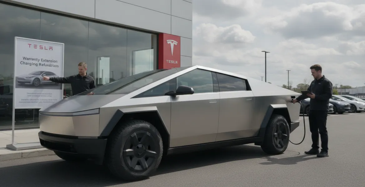 Tesla Cybertruck, arriva il richiamo ufficiale: garanzia estesa e rimborsi per i difetti di ricarica