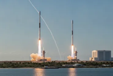 SpaceX riscrive la storia: doppio lancio record in meno di 40 minuti
