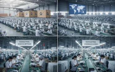 Google abbandona la Cina: la produzione dei Pixel si sposta in Vietnam e India