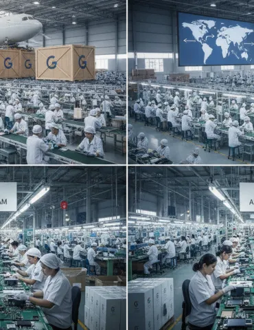 Google abbandona la Cina: la produzione dei Pixel si sposta in Vietnam e India