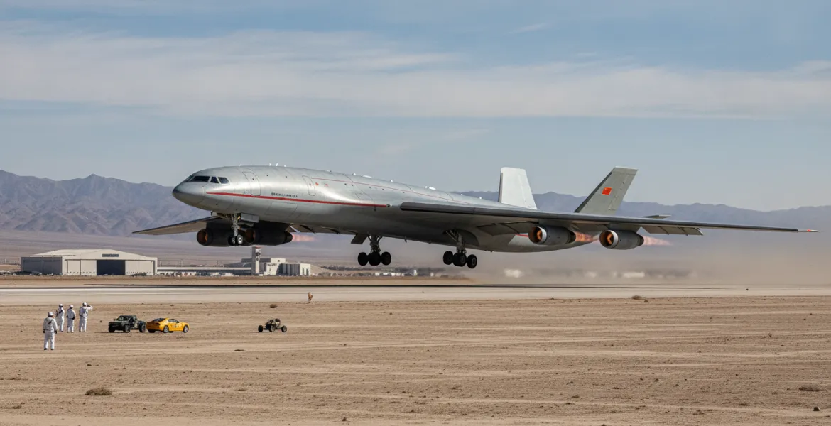 La Cina sfida il futuro dell'aviazione: decollano i test per il colossale aereo a ala volante
