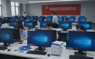 La Cina accelera il bando di Microsoft: addio definitivo a Windows 10 negli uffici statali