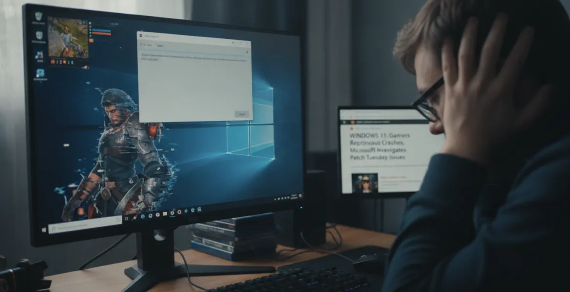Windows 11, i gamer segnalano crash continui: Microsoft indaga sul Patch Tuesday