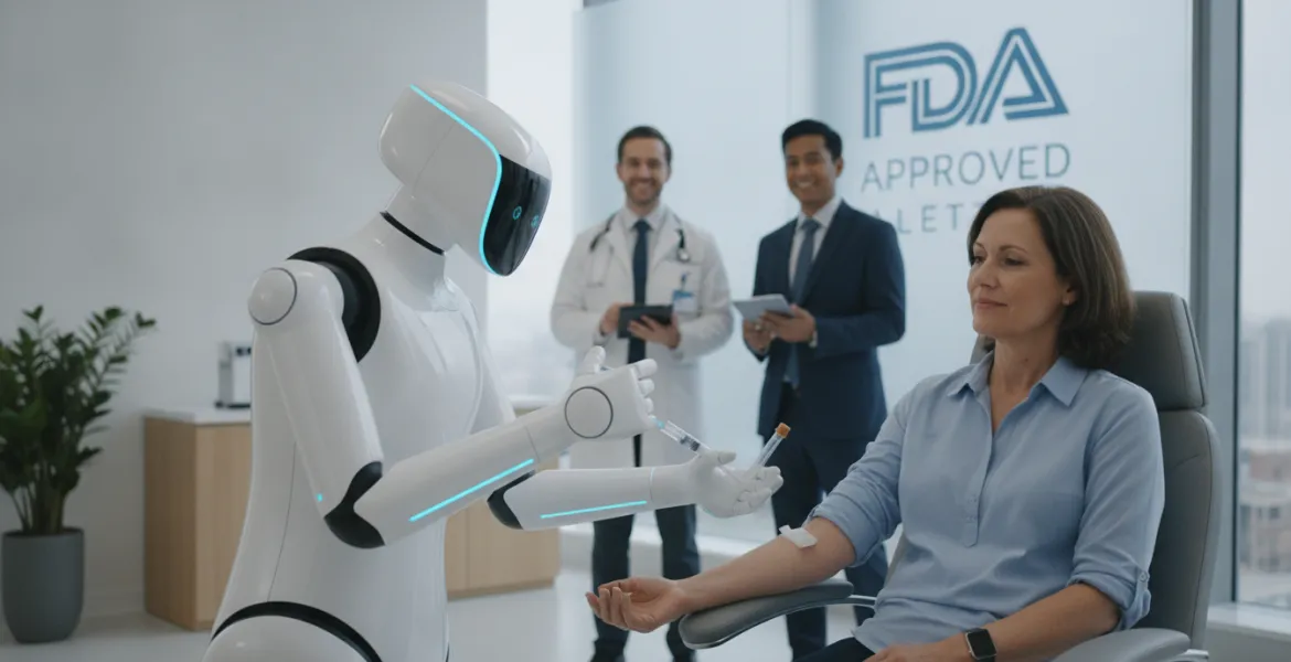 Rivoluzione in Sanità: l'FDA approva Aletta, il primo robot autonomo per i prelievi di sangue