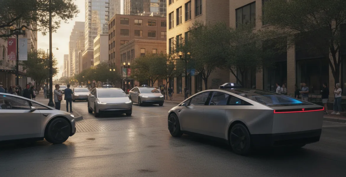 La rivoluzione silenziosa di Tesla ad Austin: i Robotaxi dominano le strade senza conducente