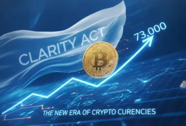 Bitcoin corre verso i 73.000 dollari: la spinta politica del Clarity Act e la nuova era delle criptovalute