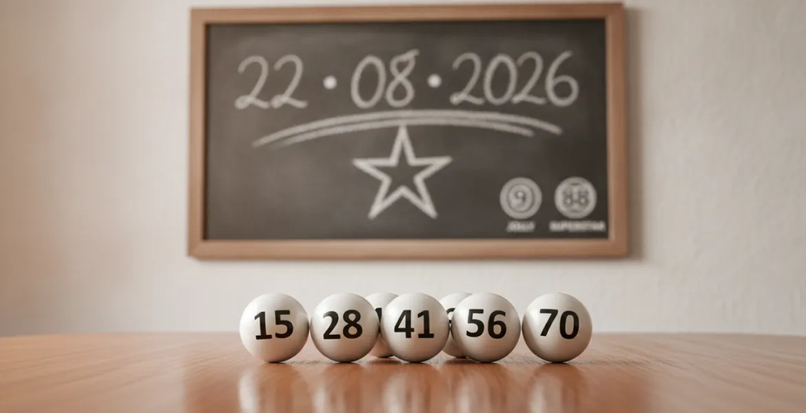 SuperEnalotto: i numeri estratti del 22 agosto 2026