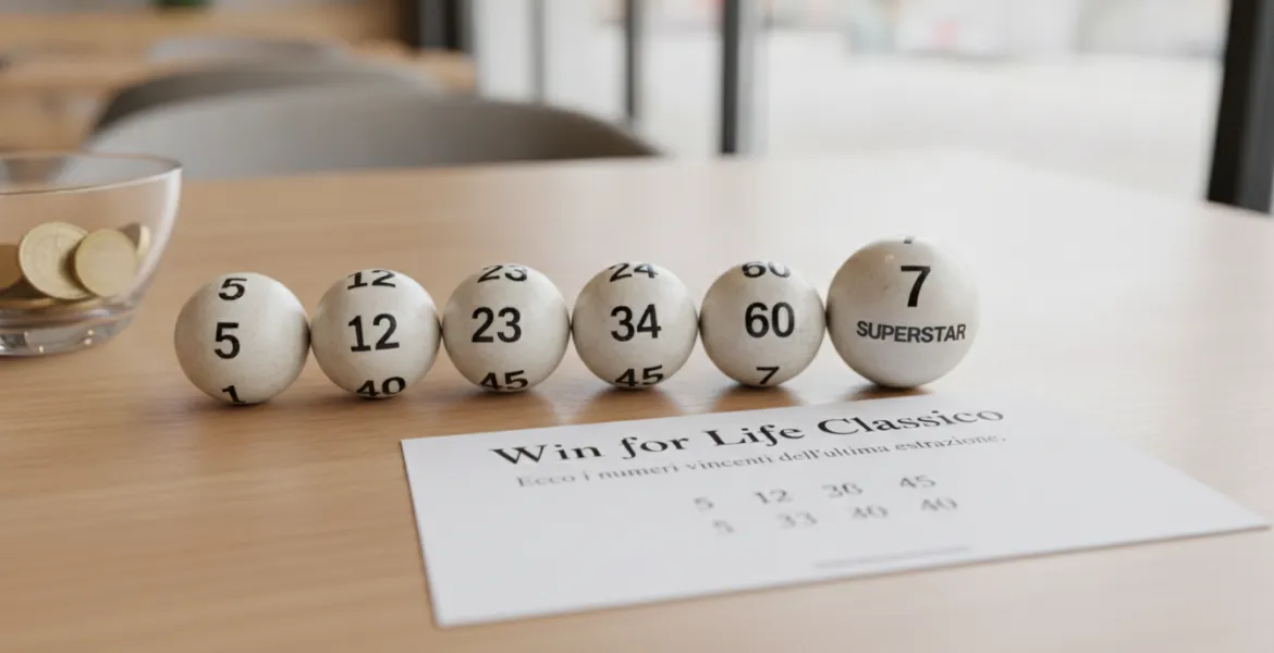 Win for Life Classico: ecco i numeri vincenti dell'ultima estrazione