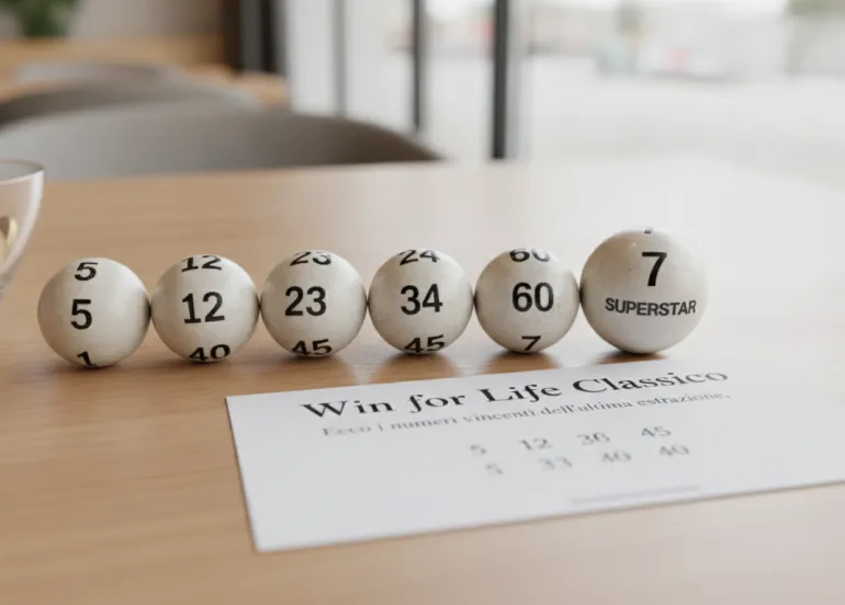 Win for Life Classico: ecco i numeri vincenti dell'ultima estrazione