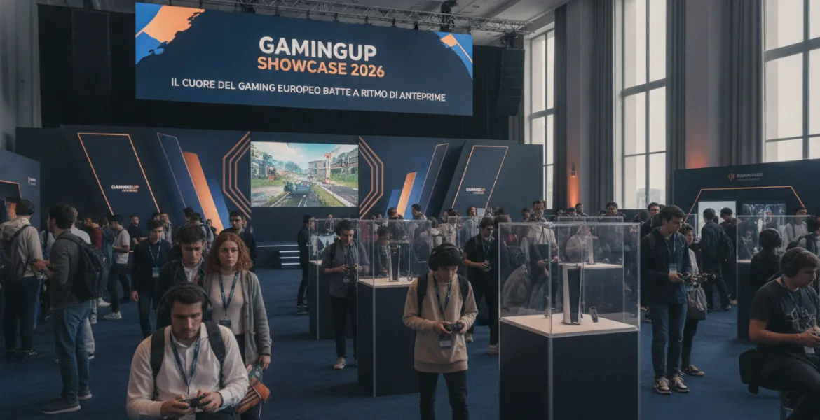 GamingUp Showcase 2026: il cuore del gaming europeo batte a ritmo di anteprime