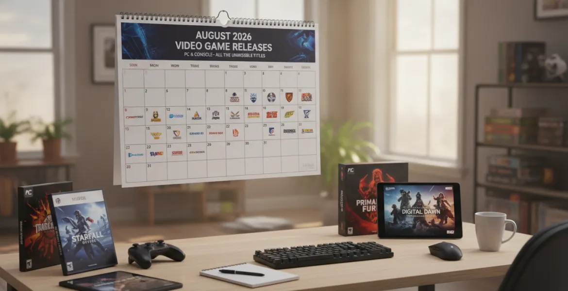Calendario Videogiochi Agosto 2026: Tutte le uscite imperdibili per PC e Console