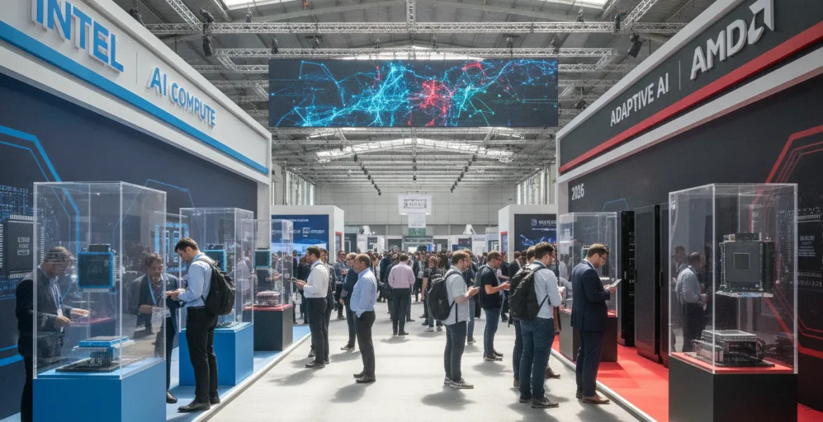 Mercato CPU 2026: Intel sfida AMD nel boom dell'Intelligenza Artificiale