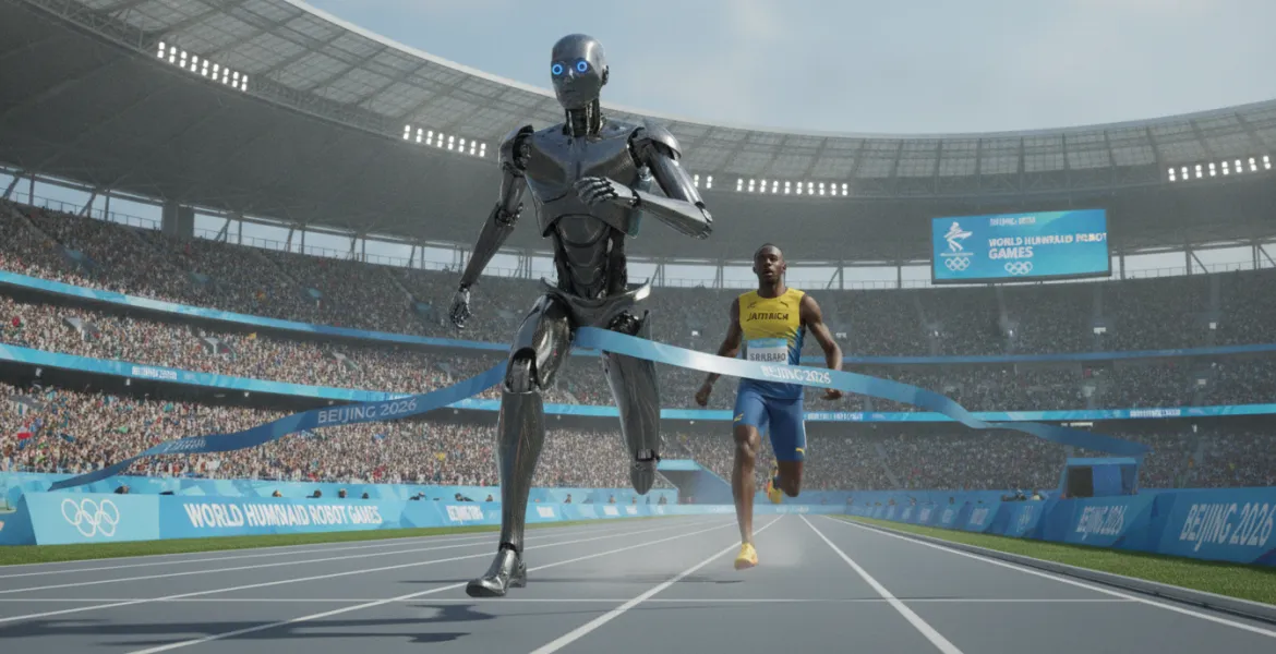 Pechino 2026: I robot umanoidi superano usain bolt ai World Humanoid Robot Games