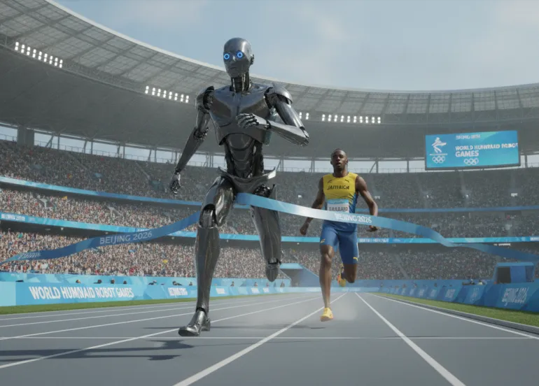 Pechino 2026: I robot umanoidi superano usain bolt ai World Humanoid Robot Games