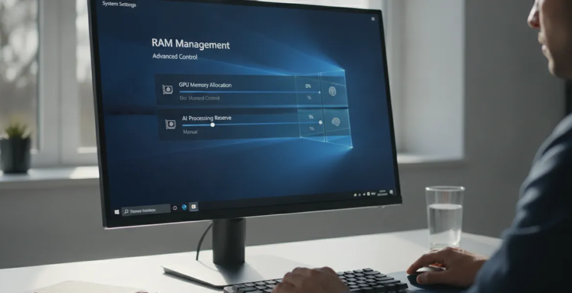 Windows 11 rivoluziona la gestione RAM: controllo manuale per GPU e IA