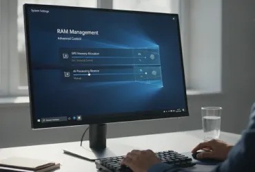 Windows 11 rivoluziona la gestione RAM: controllo manuale per GPU e IA