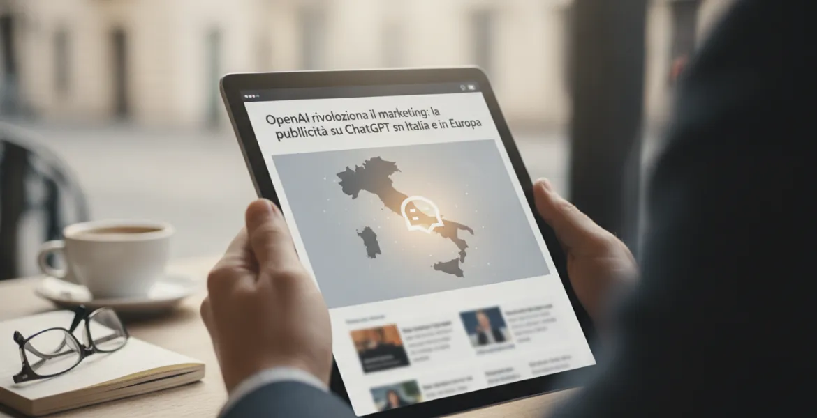 OpenAI rivoluziona il marketing: la pubblicità su ChatGPT sbarca in Italia e in Europa