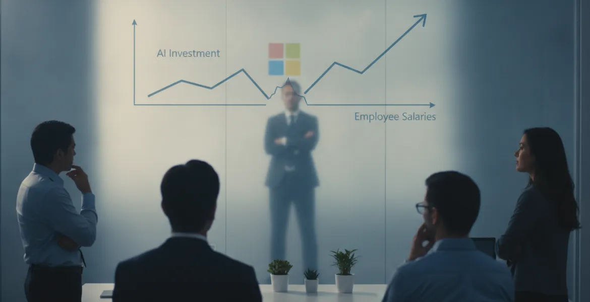 Microsoft e il paradosso dell'IA: costi stellari per l'azienda ma stipendi fermi