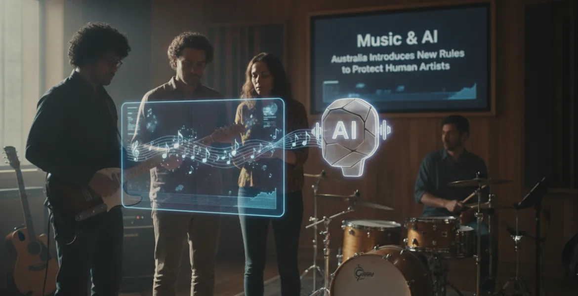 Musica e IA: L'Australia introduce nuove regole per proteggere gli artisti umani