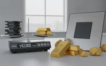 DRAM: Il silicio batte l'oro, i chip coreani valgono 92 mila dollari al chilo