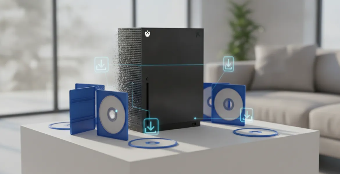 Xbox rivoluziona il gaming: i dischi fisici diventano licenze digitali