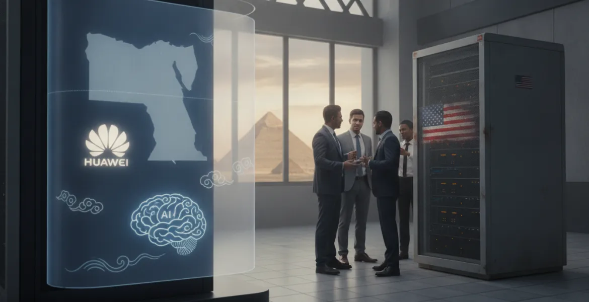 Huawei sfida il predominio USA in Egitto: l'IA cinese pronta alla conquista del Nord Africa