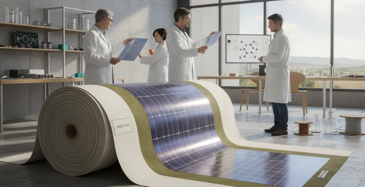 Il silicio si fa flessibile: la nuova frontiera del fotovoltaico made in Italy