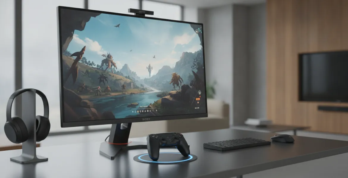 Sony rivoluziona il gaming: arriva il monitor con ricarica wireless per DualSense