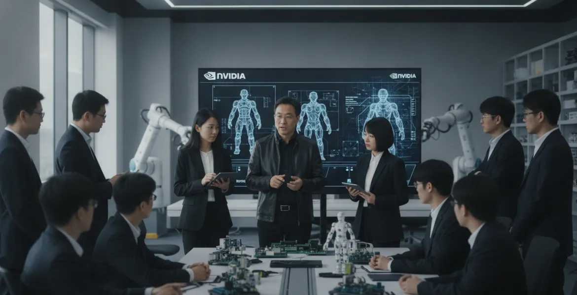 Nvidia alla conquista della robotica cinese: il piano di Jensen Huang e il ruolo strategico dei figli